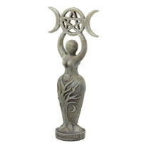 Ebros Abstract Neopagan Shaman Spiral Goddess Statue Lunar Triple Goddess Wicca Symbol Feminine Movement Figurine