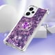 thumbnail image 5 of Funda para Xiaomi POCO F5 5G con Brillo Líquido Flotante, Purpurina, Parachoques y Anillo Giratorio Soporte, 5 of 5