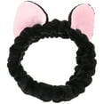 thumbnail image 1 of Diadema de maquillaje, diadema bonita con orejas de gato, diadema con orejas de animales de felpa, diadema para lavar la cara, 1 of 8