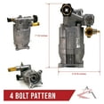 thumbnail image 3 of Pressure Washer Pump Replacement 3000 PSI 2.5 GPM - 198347GS, 193486 Compatible - Horizontal with Injector & Thermal Release, 3 of 9