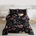 thumbnail image 2 of Homewish Mystic Ramadan Moon Bedding Comforter Set, Hippie Flower Floral Twin Comforter Sets, Bohemian Mandala Style Reversible Bedding Set, Super Cozy Room Decor, 2 Pieces, 2 of 8