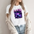 thumbnail image 4 of Nvse-KPop Demon Hunters Team T-Shirt – Unisex Short Sleeve Cartoon Graphic Tee for K-Pop and Movie Fans#White 2XL, 4 of 4