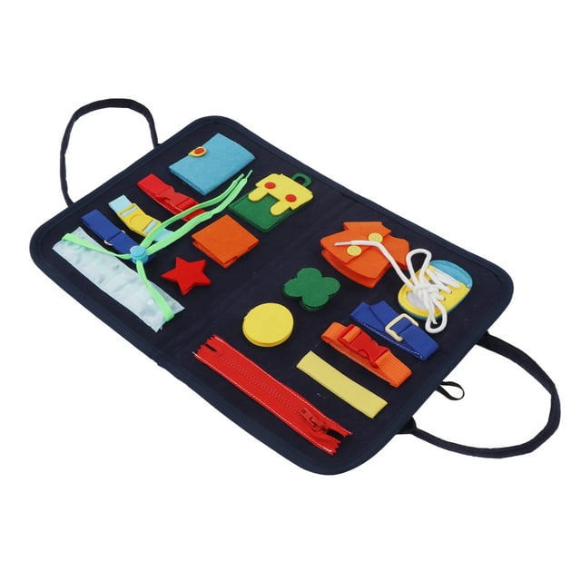 Tablero Ocupado, Tamaño Portátil Montessori Tablero Ocupado Jugar Y Aprender Para Preescolar ANGGREK Otros