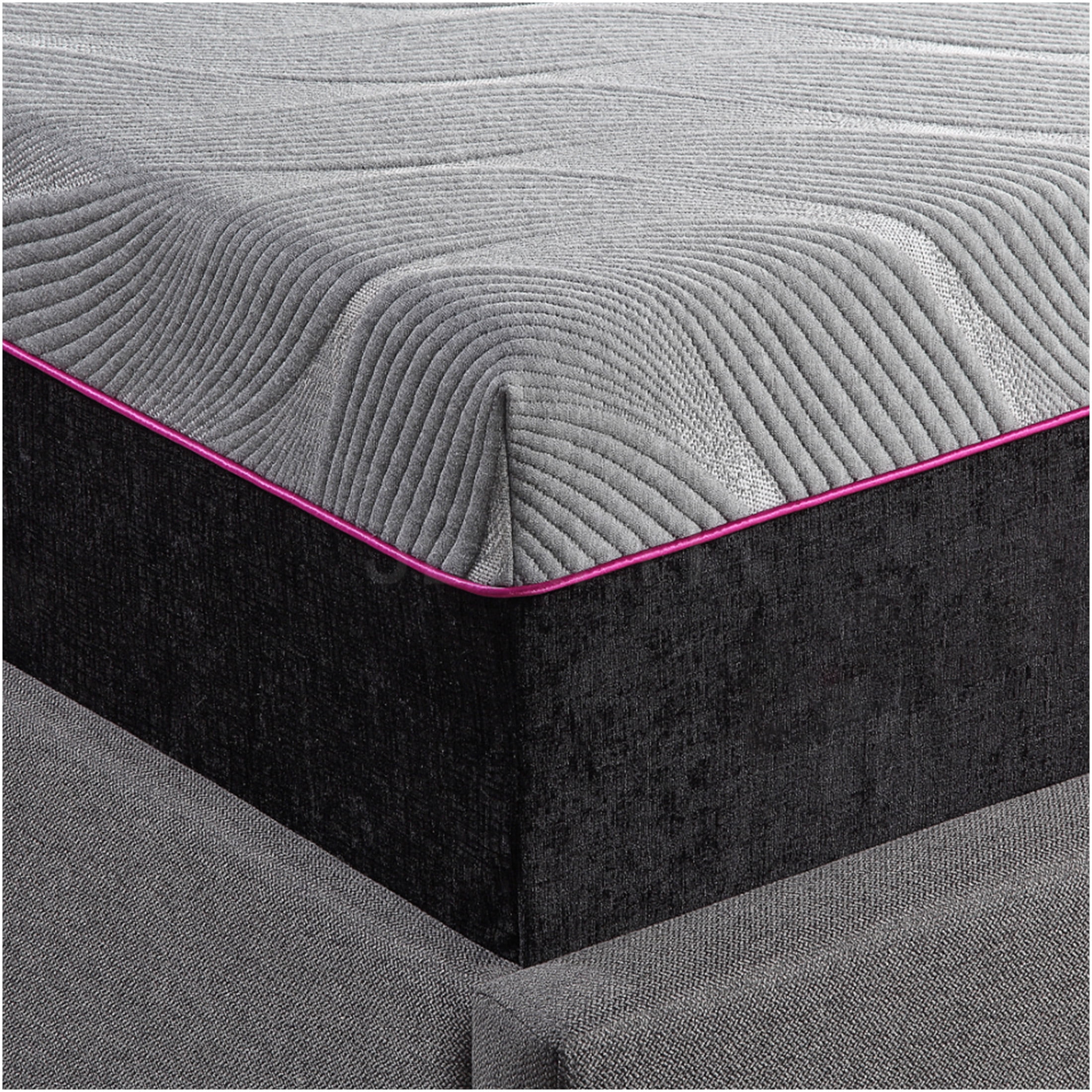 JERFIT 11" California King Cooling Gel Memory Foam Mattress, Medium Firm, Grey, 4-Layer Support, CertiPUR-US Certified, Motion Isolation, Pressure Relief