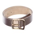 thumbnail image 1 of INC International Concepts Women’s Textured Shiny Square Buckle Belt, Pewter, X-Large, 1 of 2