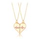 thumbnail image 1 of collier Avec Pendentif En Forme De Coeur, 1 Pice Avec Pendentif En Forme De Coeur En Zircone Cubique, Convient Pour Un Anniversaire De Couple, Cad, 1 of 5