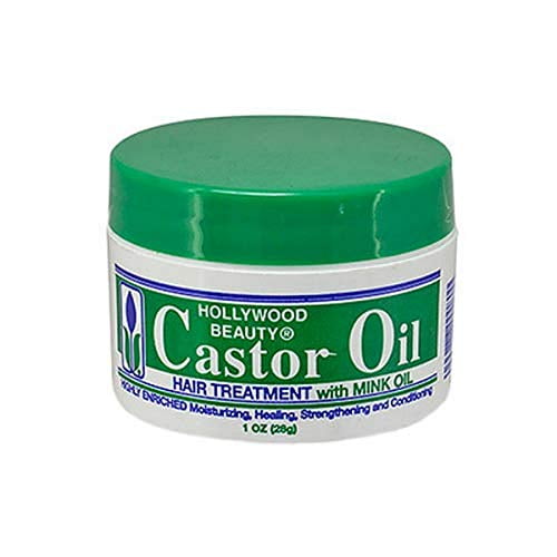 Hollywood Beauty Castor Oil Hair Treatment With Mink Oil, 1 oz, 6 Pack