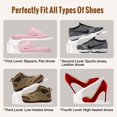 thumbnail image 4 of Organizador de zapatos Neprock de 12 piezas, ajustable, blanco, 4 of 7