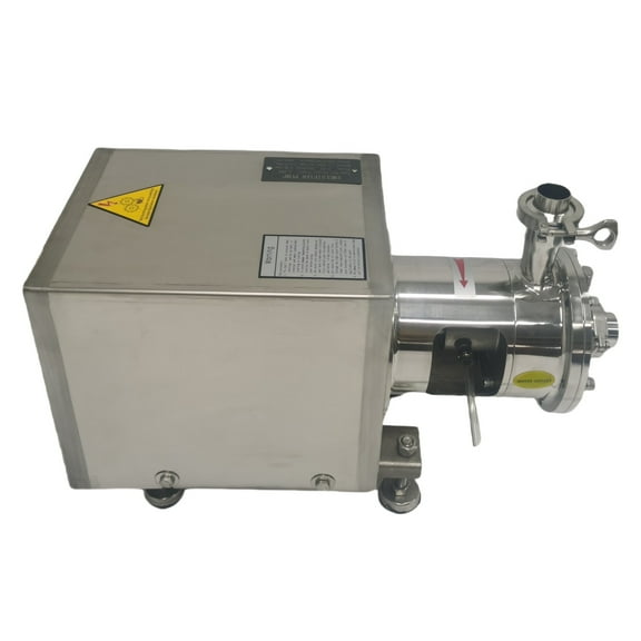 Emulsion Pump High Shear Emulsifying Pump Single Stage Homogenizer Emulsifier Dispersion Mixer 110V 2900r/min 0-3m³/h