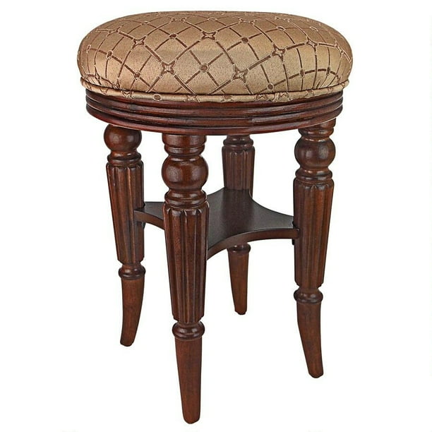 Buy top selling products like upholstered vanity seat and indestructible bathroom stool. design toscano browning victorian vanity stool