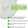 thumbnail image 3 of UYGDUY-Mop Head for Hurricane Spin Mop Microfiber Mop Head Refills Round Mop Pads 3 Pack, 3 of 4