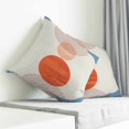 thumbnail image 4 of Throw Pillow Covers 24x24 Inch, Boho Geometric Decorative Pillow Cases for Couch Sofa Bed, Modern Abstract Art Striped Circle Cotton Linen Square Home Decor Pillowcases with Hidden Zipper, 4 of 6