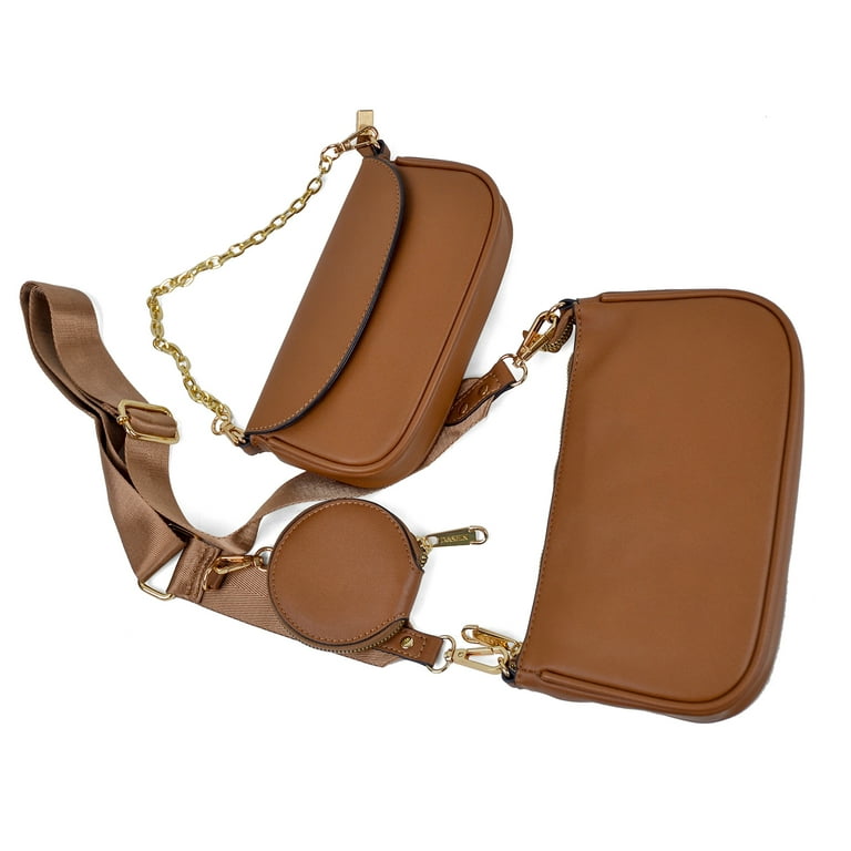 Messenger Crossbody Bags for Women Shoulder Bag with Mini Coin