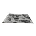 thumbnail image 2 of Ahgly Company Machine Washable Indoor Round Abstract Gray Modern Area Rugs, 7' Round, 2 of 4