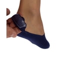 thumbnail image 5 of 6 PAIRS LINER COTTON SOCKS NON SLIP | MEN'S CASUAL NO SHOW INVISIBLE SOCKS | ITALIAN HOSIERY (USA: 5/8=EU: 35/38, 6 pairs blue), 5 of 6