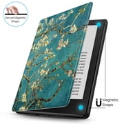 Case for All New Kindle 10th Generation Gen 2019 Release - Will Not Fit Kindle Paperwhite or Oasis, Smart Cover with Auto Sleep & Wake for Amazon 6 Display E-Reader (Almond Blossom - Van Gogh)