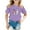 Purple, variant on Hiijoy Big Girls Independence Day T-Shirt Short Sleeve 4Th of July T Shirt, Sizes 1-14