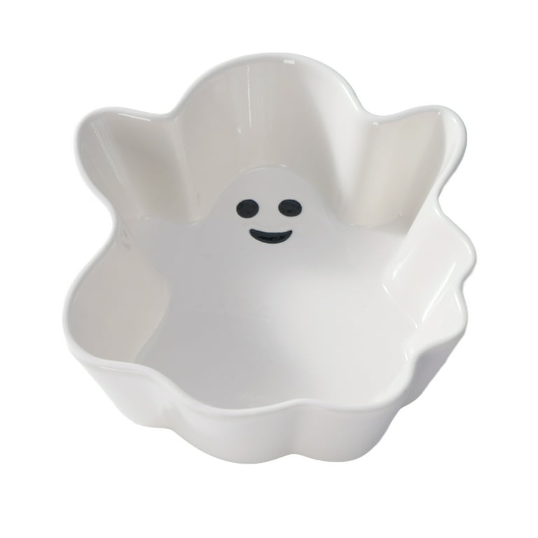 Way to Celebrate Halloween 4pk Ceramic White Figural Ghost
