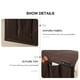 thumbnail image 3 of sweethay Organizador de reposabrazos para sofá, sillón, pasamanos, bolsa de almacenamiento colgante, bolsas de Control remoto para TV, soporte Almacenamiento y organización del hogar Gris, 3 of 6