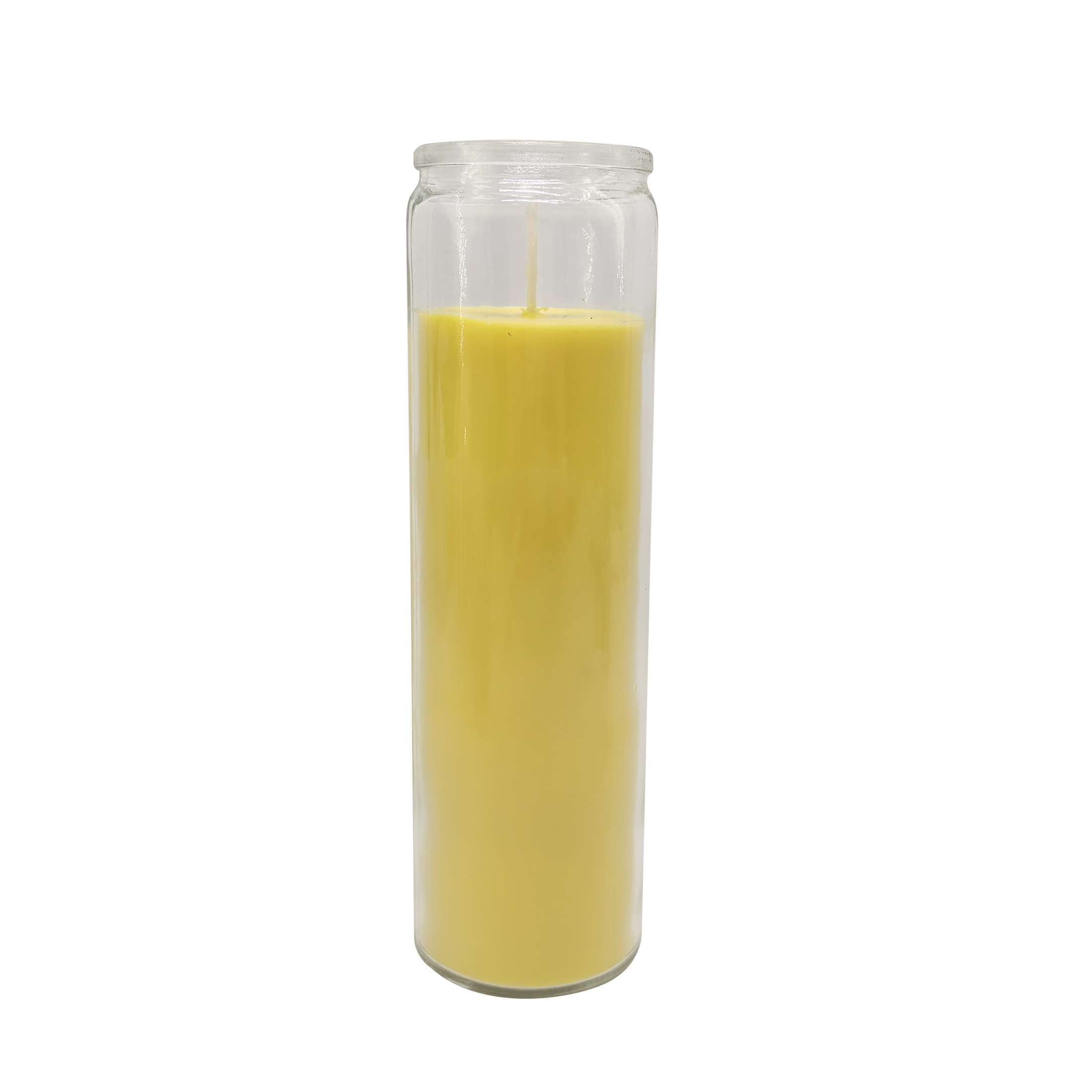 Unscented Jar Candle, Yellow