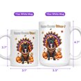 thumbnail image 4 of Happy Thanksgiving Pitbull Turkey Costume Pumpkins Autumn Leaves Mug Terrier Dog Lover Coffee Tea Cup - 130144, 4 of 4