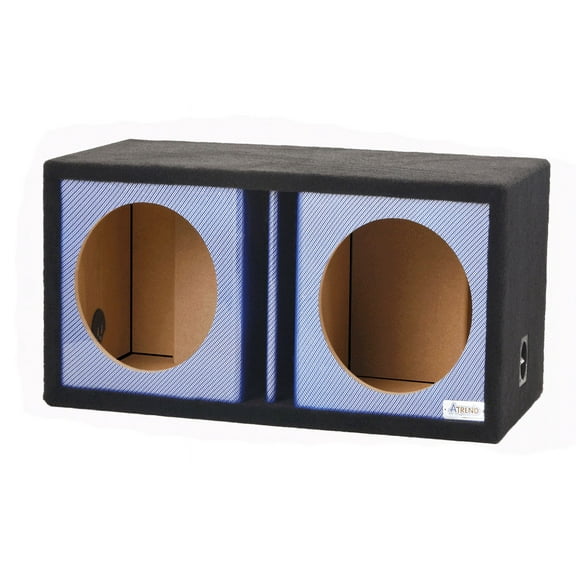 12DVR - Blue Carbon Fiber - 12" Dual Vented Blue Carbon Fiber