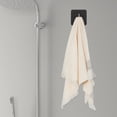 thumbnail image 1 of Estante organizador de toallas de baño y cocina sin perforaciones (negro) JShteea Libre de BPA, 1 of 9