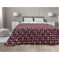 thumbnail image 1 of Abstract Down Alternative Comforter, Modern Monotone Illustration of Large and Small Circles Geometric, Microfiber Quilt for All Season, 5 Sizes, Olive Green Pale Green, by Ambesonne, 1 of 3