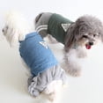 thumbnail image 2 of DOPI Pet Clothes Eye-catching Super Soft Fabric Pet Dog 4-Legged Windproof Jumpsuit for Autumn, 2 of 8