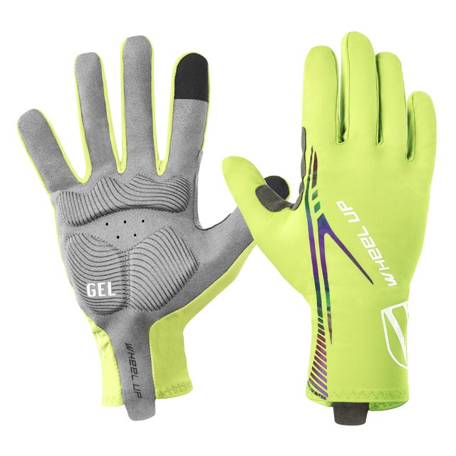 Guantes deportivos al aire libre Diseño de pantalla táctil Guantes de ciclismo con tiras reflectante Abanopi Mitones