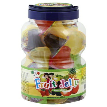 Jin Jin Fruit Jelly Filled Strip Straws Candy - Many Flavors! (35.26 oz 