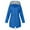 Blue, variant on Winter Warm Windproof Jackets for Womens Solid Color Rain Jacket Outdoor Hooded Raincoat Windproof Top