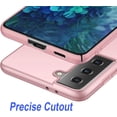 thumbnail image 5 of Case for Samsung Galaxy S21 Phone Case Protective Slim [Defend from Scratch/Slip/Drop/Fingerprint] Matte PC Hard Minimalistic Phone Cover for Samsung Galaxy S21-Pink, 5 of 6