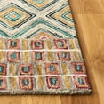 thumbnail image 4 of SAFAVIEH Aspen Maurice Geometric Wool Area Rug, Green/Red, 6' x 9', 4 of 8