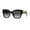 Black, variant on VE 4437U Plastic Womens Square Sunglasses Havana 54mm Adult