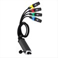 thumbnail image 2 of Audio Adapter Cable for RJ45 4 Channel 3Pin XLR DM512 Network Signal Extender Network Cable to Analog Distribution 20cm, 2 of 5
