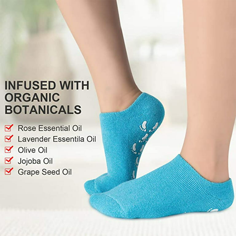 LNKOO 6 Pairs Non Slip Socks For Women Slipper Socks with Grips Sticky For  Yoga Pilates