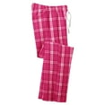 thumbnail image 4 of Mafoose Women Juniors Plaid Female Cotton Pajama Dark Fuchsia 2XL, 4 of 6