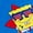 SpongeBob Red White Blue, variant on Character Toddler Tee and Shorts Viscose Pajama Set, 2-Piece, Sizes 12M-5T