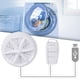 thumbnail image 3 of Mini lavadora ultrasónica, limpiador de ropa, arandela USB giratoria para pantalones, ropa interior, calcetines, sujetador, viaje en casa, Camping Automático Macarena Lavadora de viaje, 3 of 7