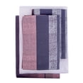 thumbnail image 5 of STP Goods  Checked Grey Cotton Bedding Set of 4 Queen, 5 of 5