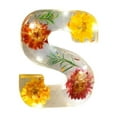 thumbnail image 1 of Binwennn Handmade Floral Night Light Floral Resin Night Light Letter Floral Resin Night Light Flower Resin Letters With LED Light Floral Resin Letter Nightlight Motion Night Light Plug in Night Light, 1 of 3