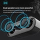 thumbnail image 4 of M6 Cool Owl Design Bluetooth Speaker Flash LED USB Bocina inalámbrico Bocina para computadora 2500 Abanopi Bocina, 4 of 7