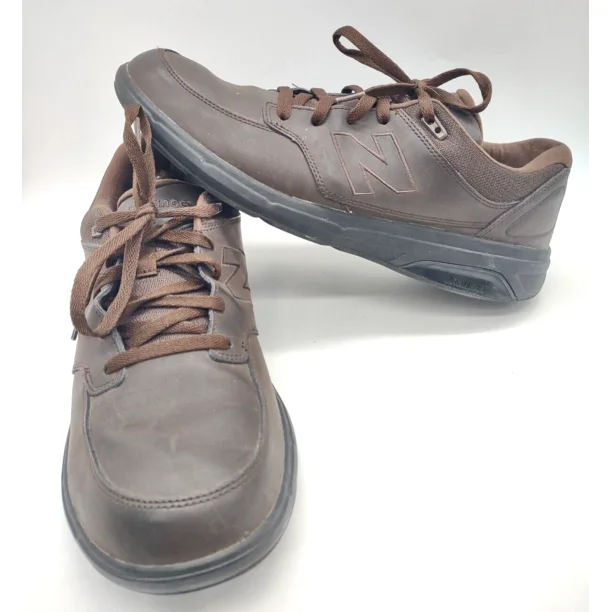 New Balance Mens 813 MW813BR Brown Casual Shoes Sneakers Size 14 2E