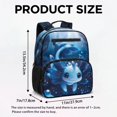 thumbnail image 7 of KUIFORTI Blue Axolotl Toddler Backpack Girls Kids School Bag with Front Pockets Adjustable Straps Breathable for Preschool Kindergarten Back to School Gifts, 7 of 7