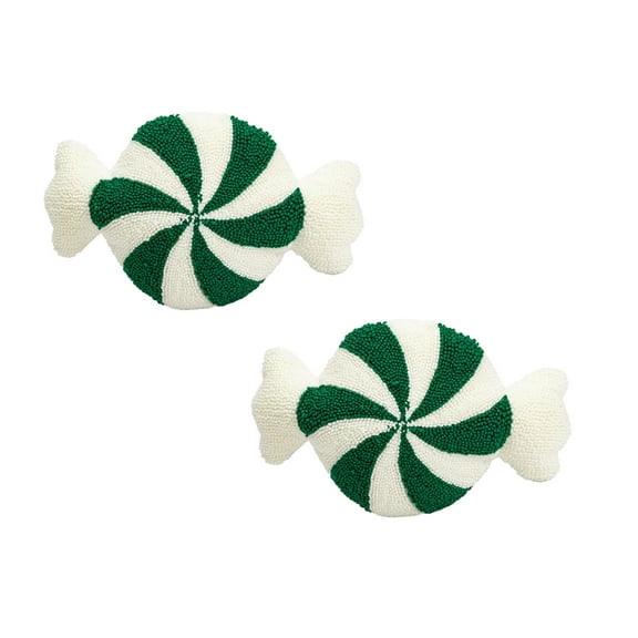 2Pack Christmas Pillows Christmas Candy Throw Pillows Crutch Pillow Christmas Decorations Cute Pillows Winter Home Couch Cushions Living Room Bedroom Sofa Pillow Case Home Decor