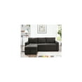 thumbnail image 3 of Laura Reversible Sleeper Sectional Sofa Storage Chaise by HomeStock-Color:Espresso,Fabric:Velvet, 3 of 11