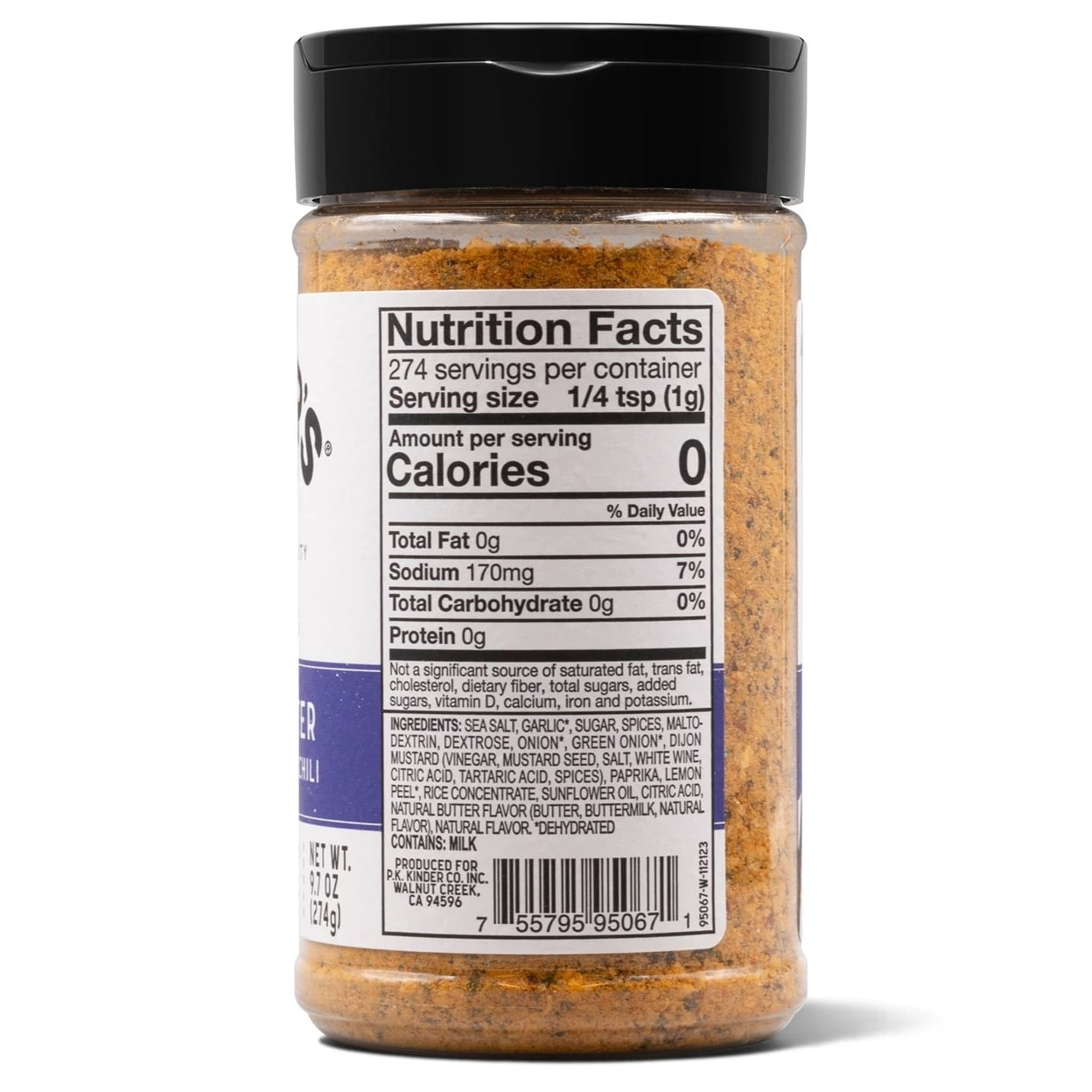 Kinders Cowboy Butter Seasoning 9.7 Ounce