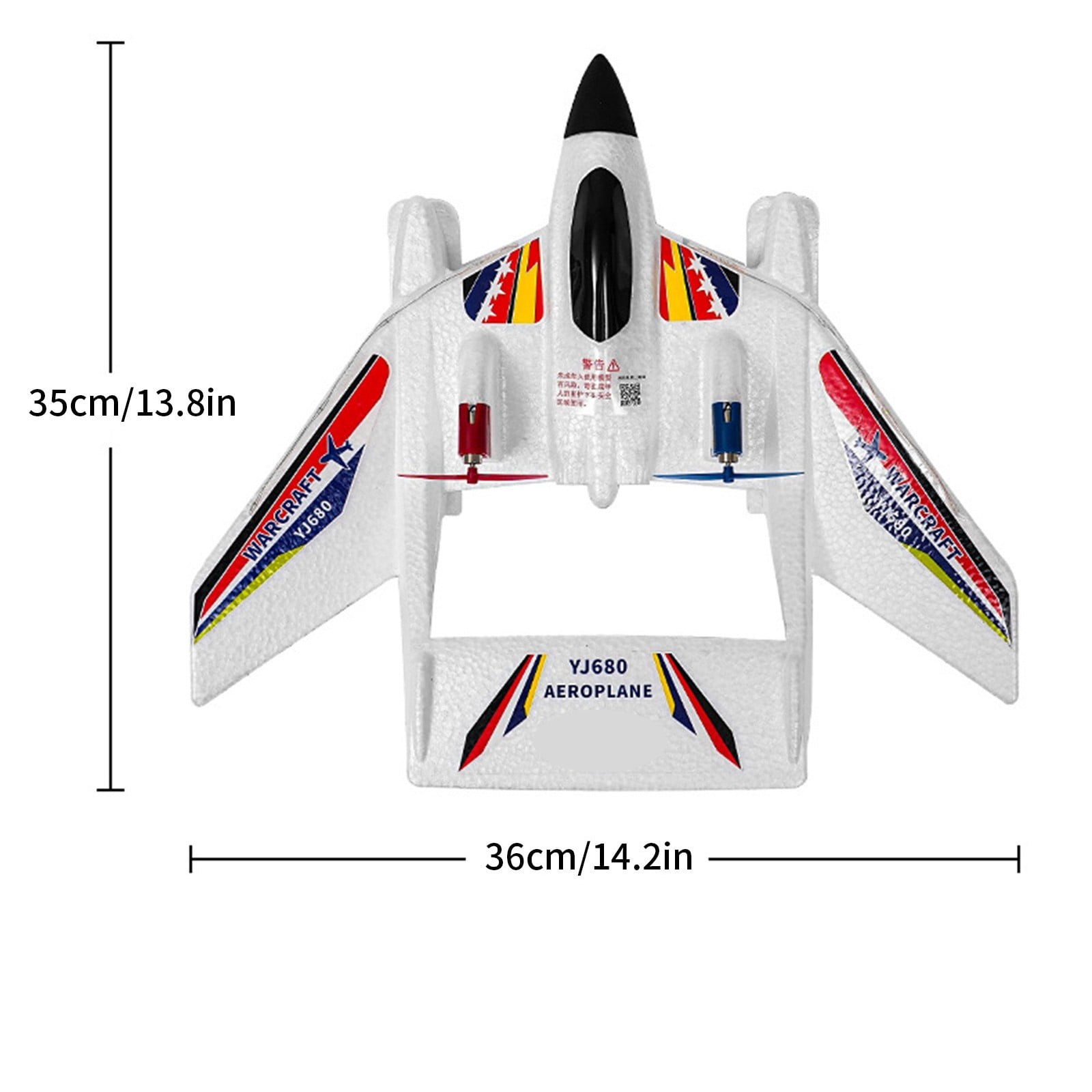 FHBVT Sea Land Air Remote Control Aircraft Glider 3 Channel Amphibious Waterproof Anti Collision 2.4G RC Fixed Wing Airplane for Outdoor Flight Beginner Friendly All Terrain Flying Toy
