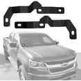 thumbnail image 1 of GS Power Engine Hood Hinge Ditch LED Mount Brackets for Offroad Light, Whip Antenna. Fit cowl panel at lower windshield. Compatible with 2015-2020 Chevy Chevrolet Colorado & GMC Canyon, 1 of 5